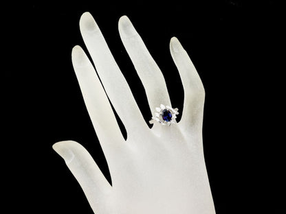 S1.39ct D0.39ct PT850 4.5g Ring 