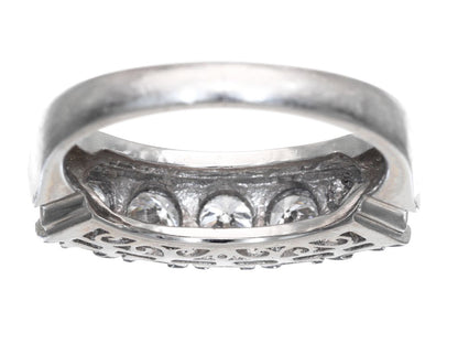 D1.00ct Pt900 6.8g Ring 