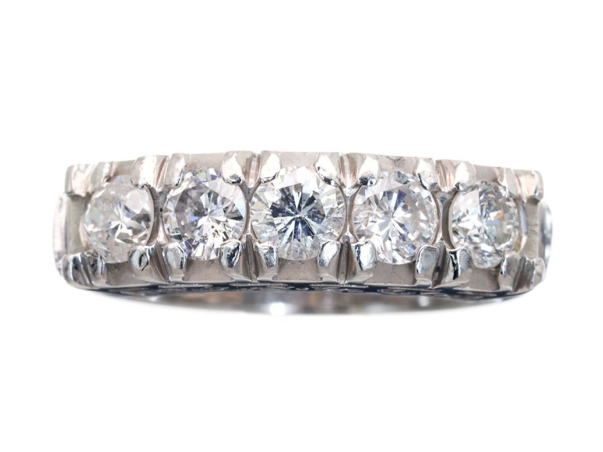 D1.00ct Pt900 6.8g Ring 