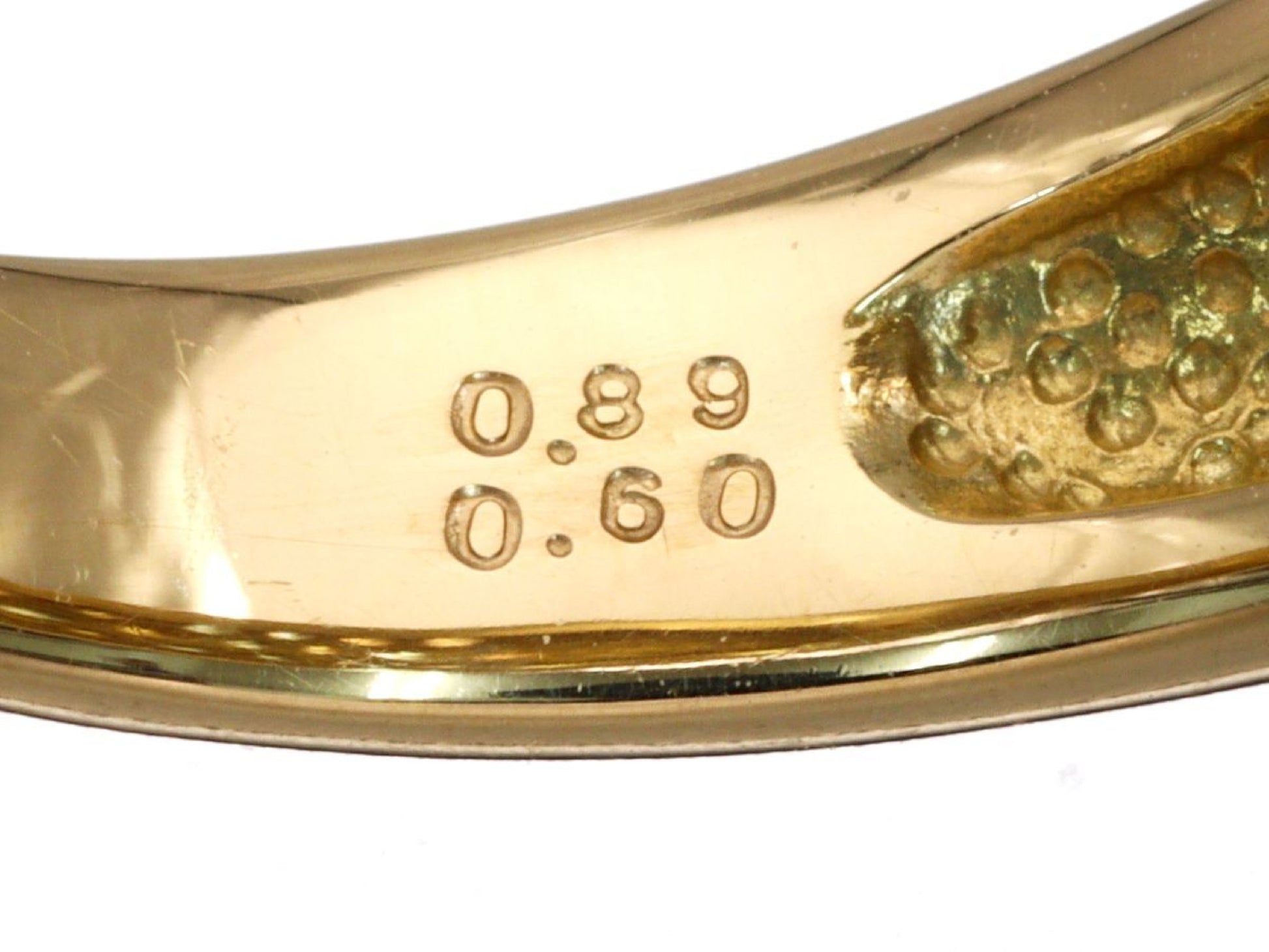 PE 0.89ct CT 0.60ct K18 4.5g Ring 