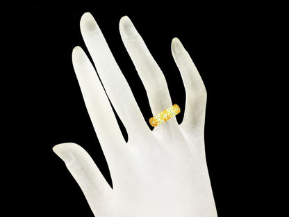 PE 0.89ct CT 0.60ct K18 4.5g Ring 