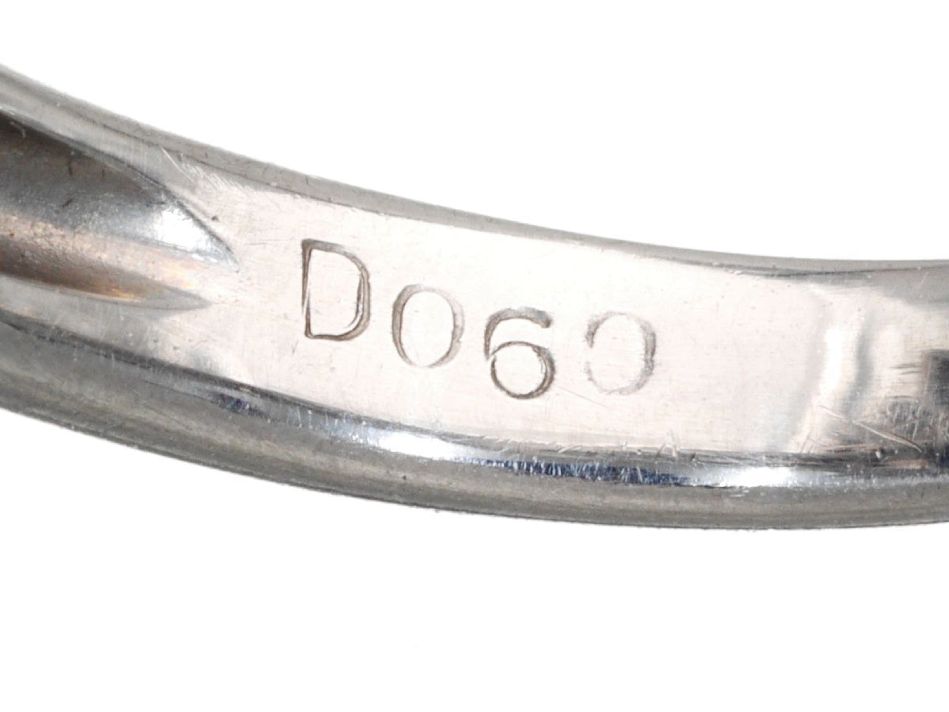 Stainless steel 4.49ct D0.60ct Pt900 7.7g ring 