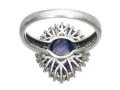 Stainless steel 4.49ct D0.60ct Pt900 7.7g ring 