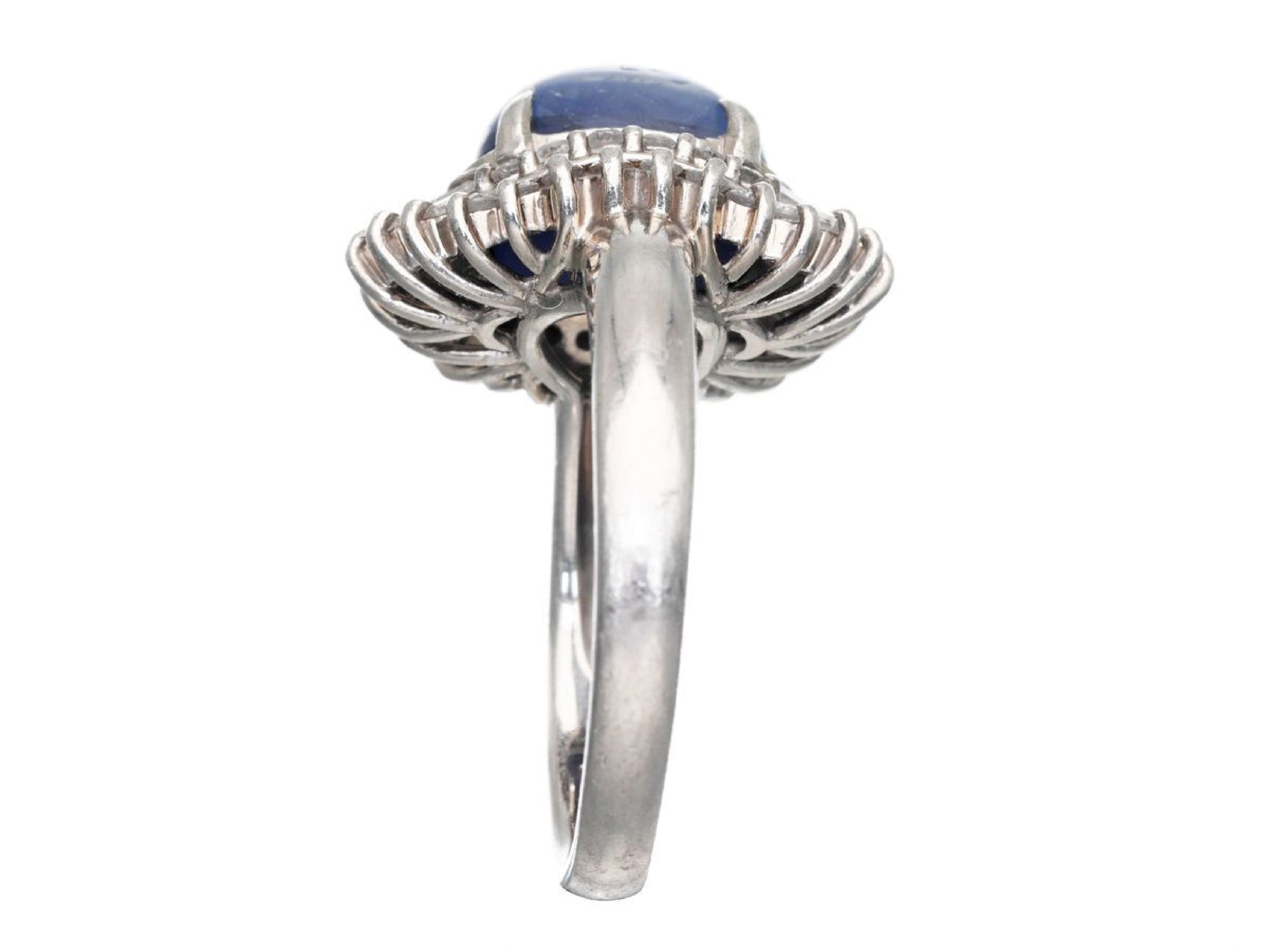 Stainless steel 4.49ct D0.60ct Pt900 7.7g ring 