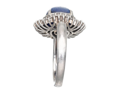 Stainless steel 4.49ct D0.60ct Pt900 7.7g ring 