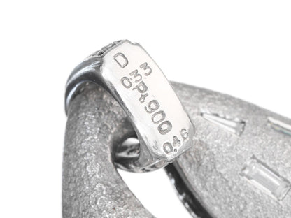 D0.33/0.46ct Pt900 27.0g Pendant Top 