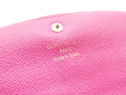 LOUIS VUITTON Monogram Portefeuille Emilie Flower Wallet