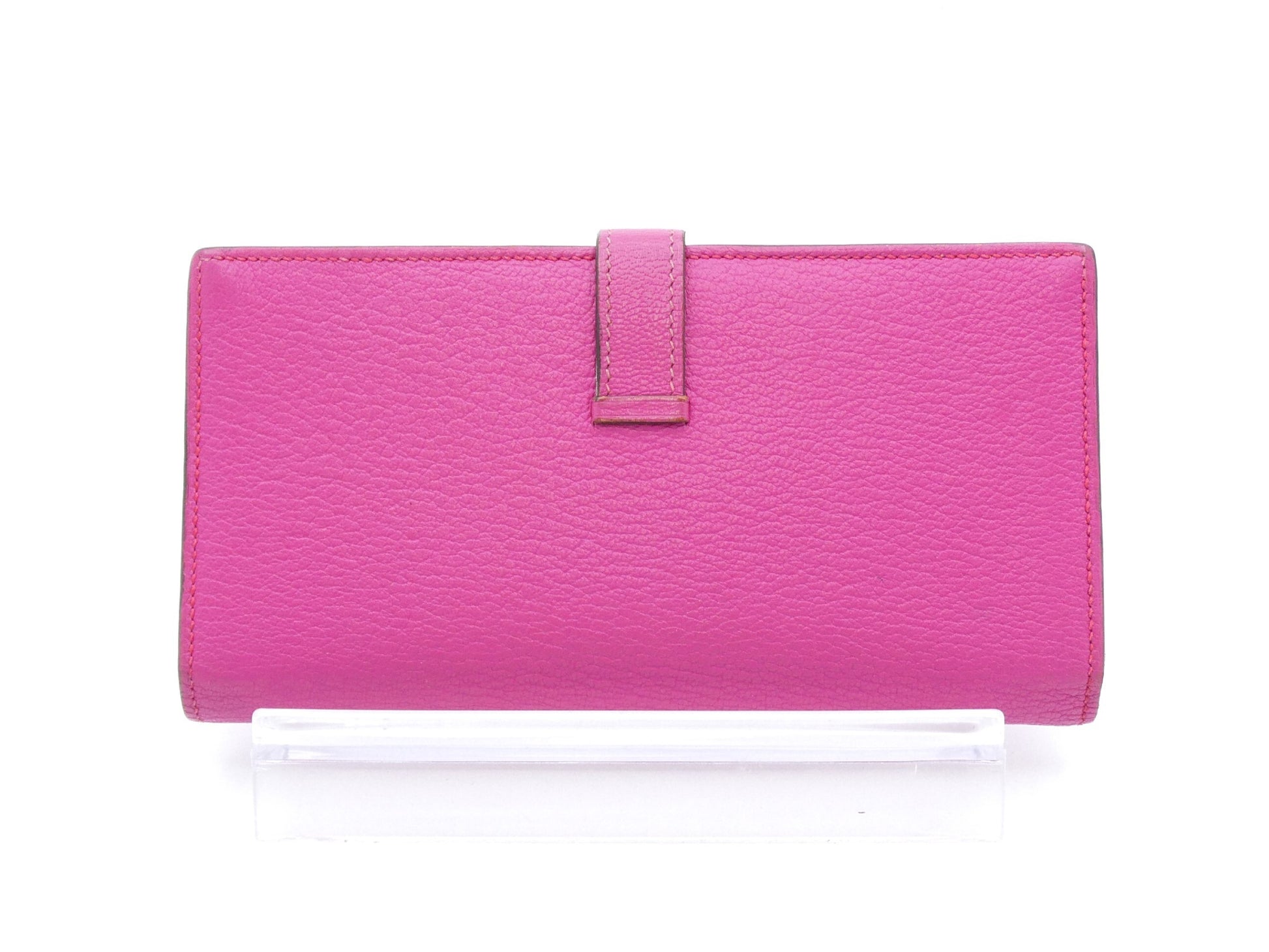 HERMES Bearn soufflé □L engraved wallet