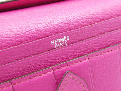 HERMES Bearn soufflé □L engraved wallet