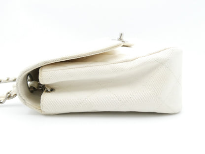 CHANEL Matelasse Coco Mark Canvas Chain Shoulder Bag
