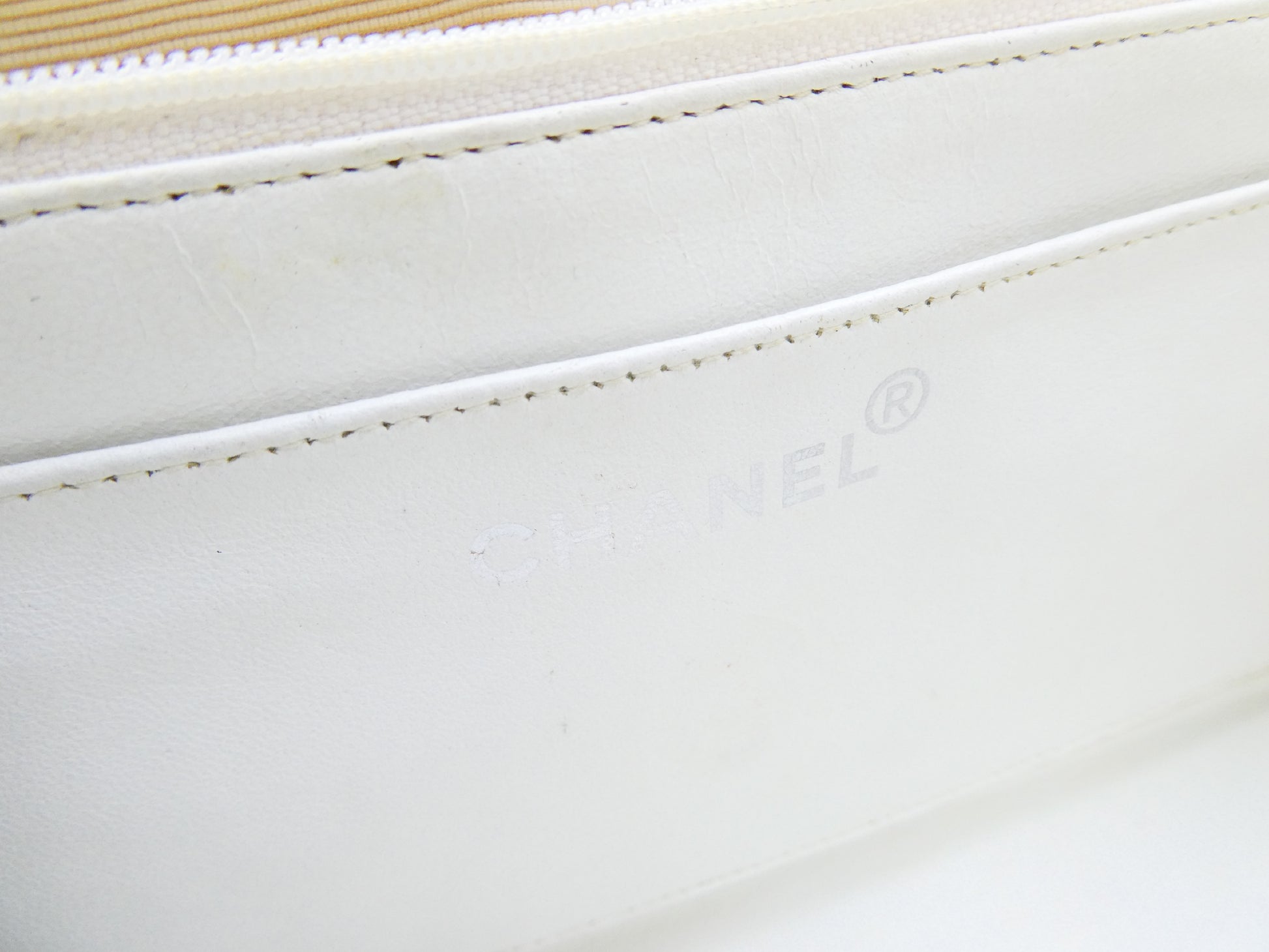 CHANEL Matelasse Coco Mark Canvas Chain Shoulder Bag