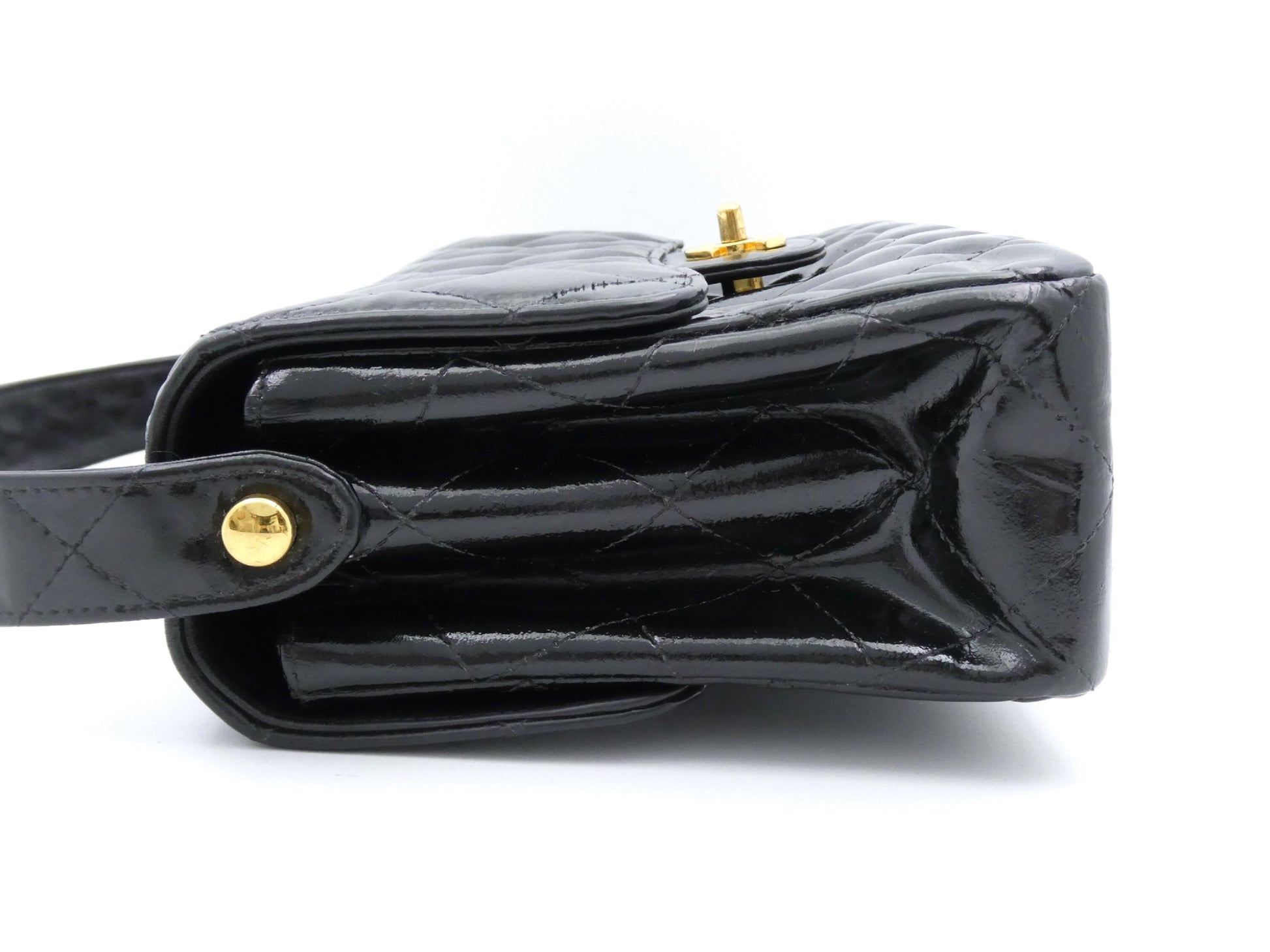 CHANEL Matelasse Coco Mark Enamel Double Face Shoulder Bag
