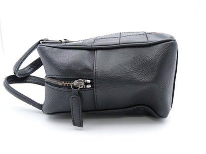 CHANEL Chocolate Bar Coco Mark Leather Handbag