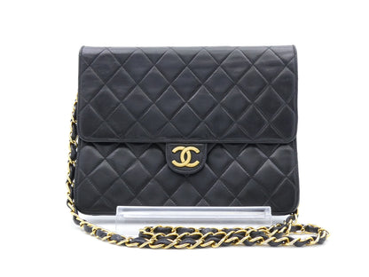 CHANEL Matelasse Coco Mark Push Lock Chain Shoulder Bag