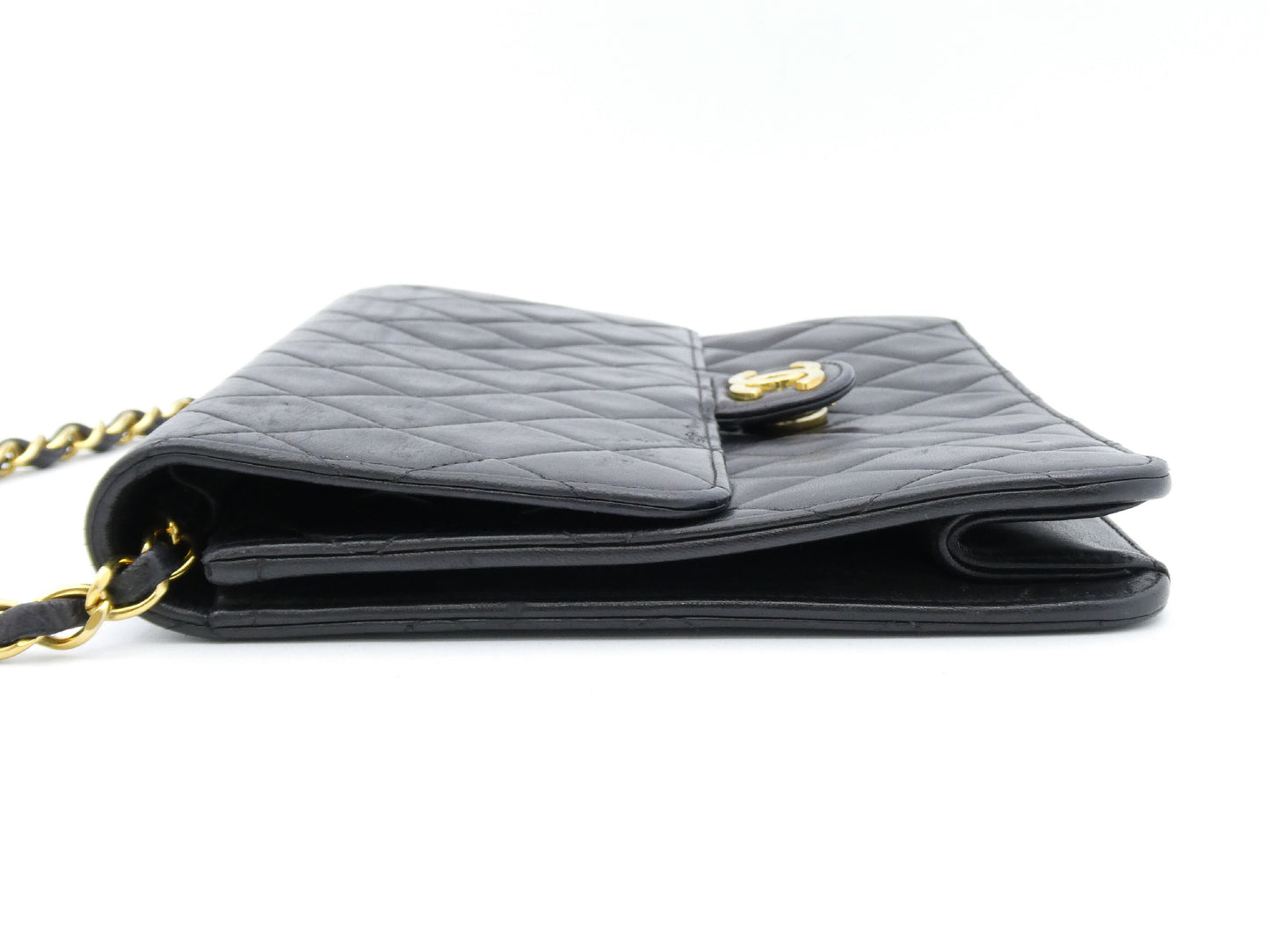 CHANEL Matelasse Coco Mark Push Lock Chain Shoulder Bag