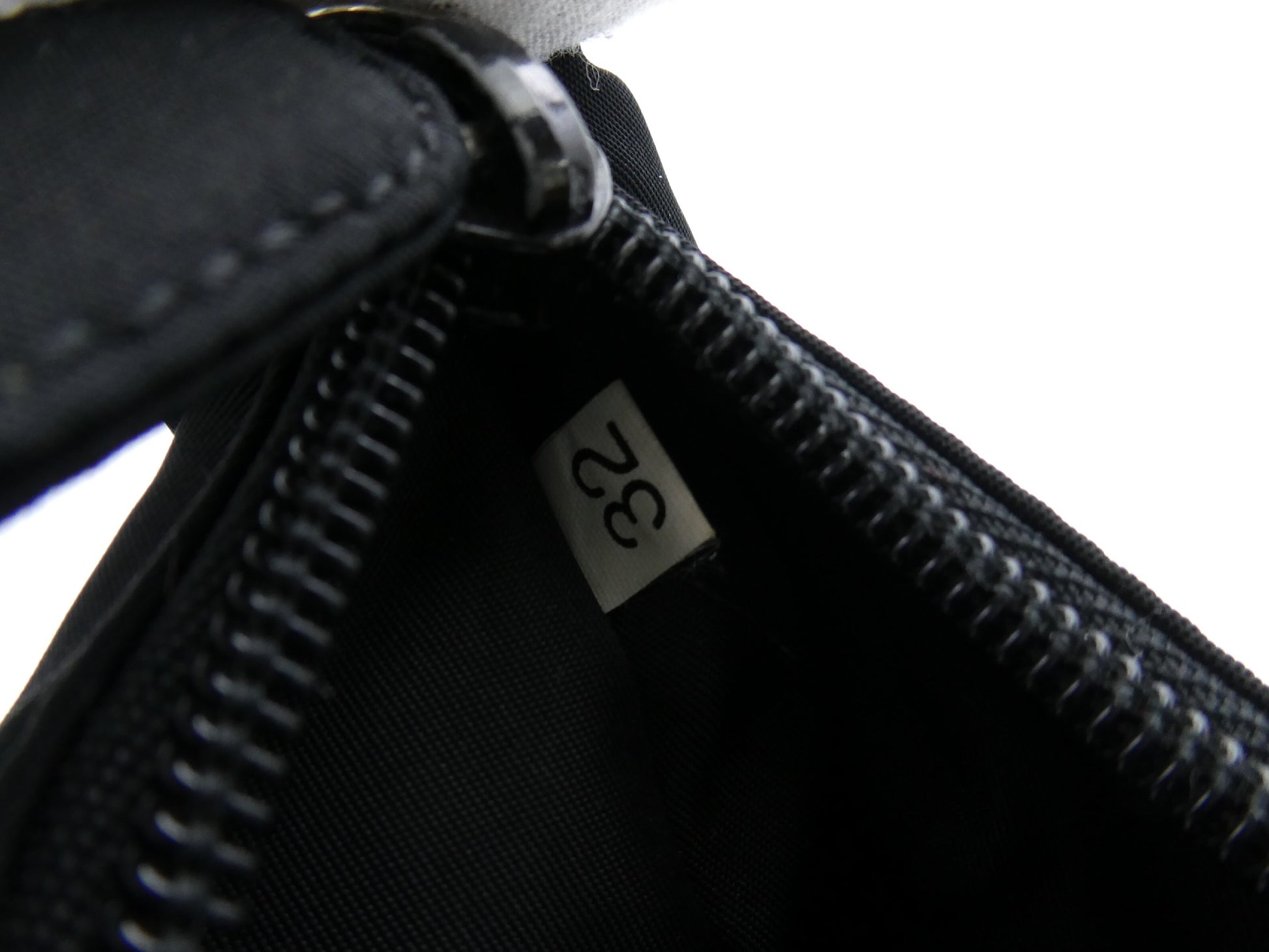 PRADA logo plate nylon handbag