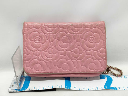 CHANEL Camellia Chain Shoulder Bag Wallet Shoulder Bag