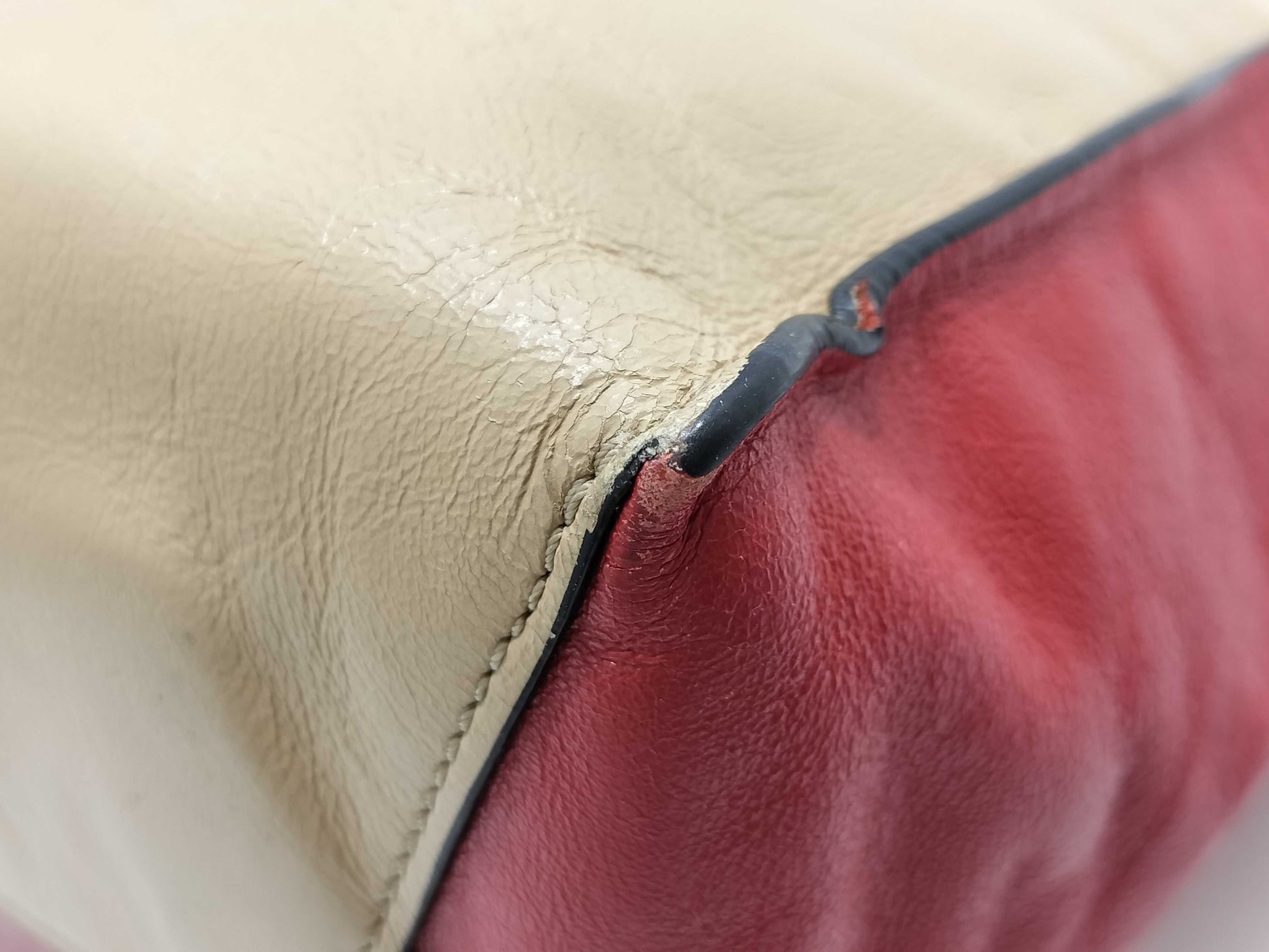 MARNI Two-tone Leather Handbag