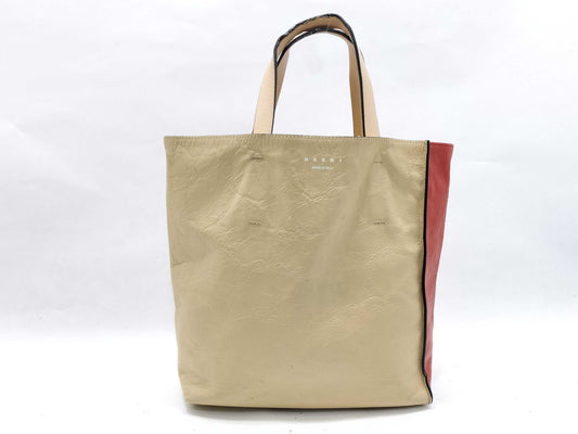 MARNI Two-tone Leather Handbag