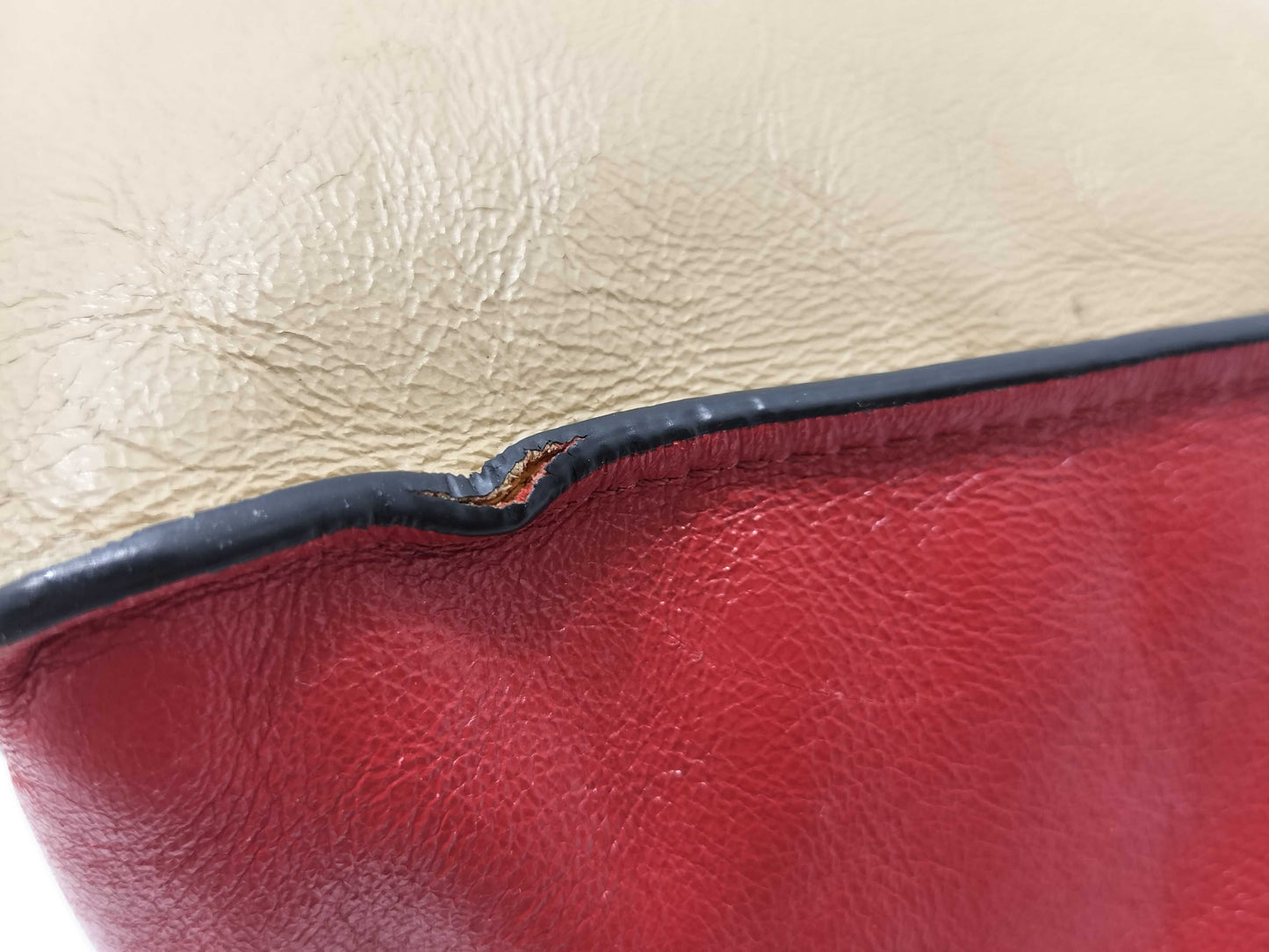 MARNI Two-tone Leather Handbag