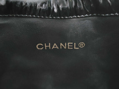 CHANEL Patent Bicolor Shoulder Bag