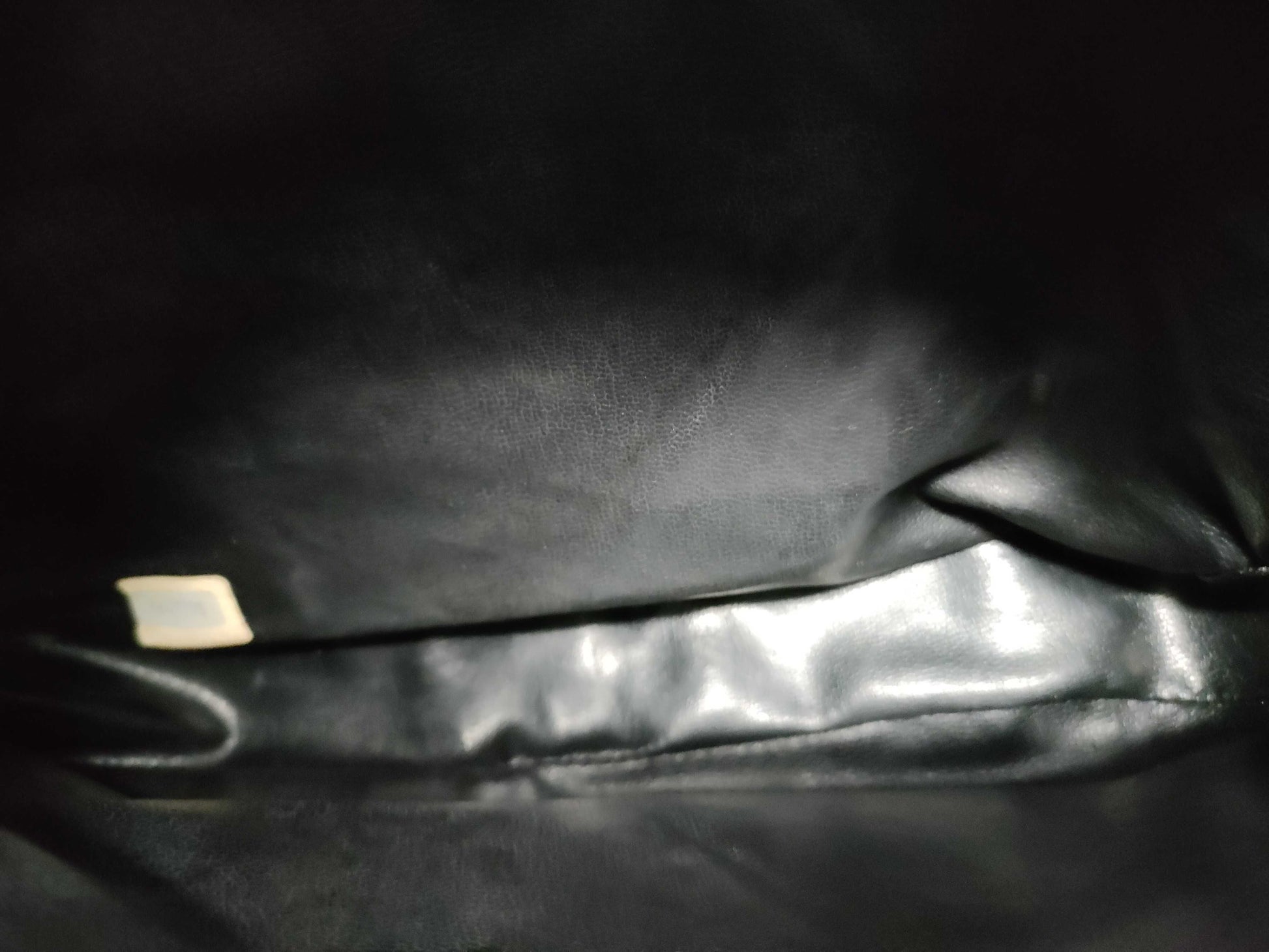 CHANEL Patent Bicolor Shoulder Bag