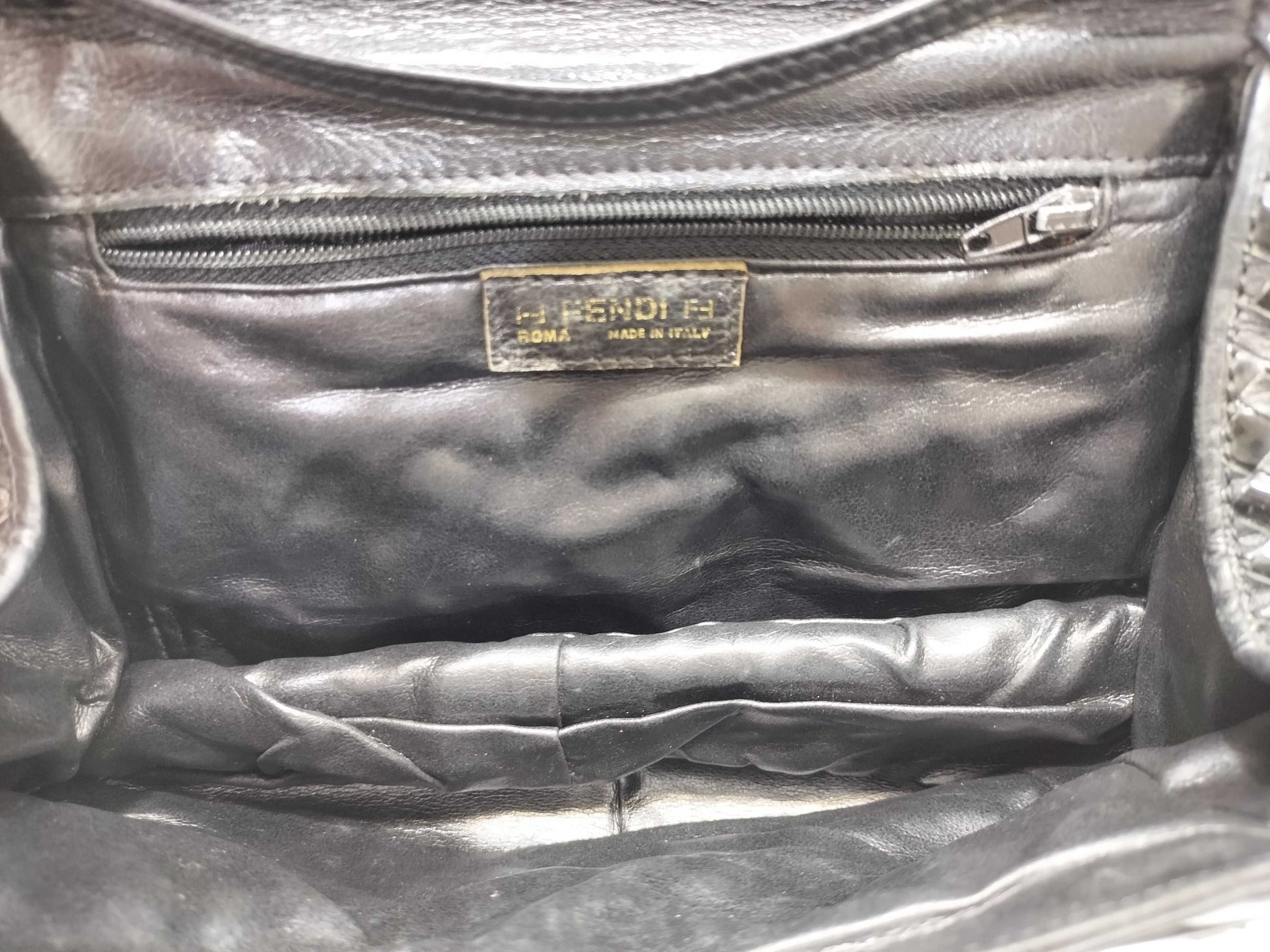 FENDI Braided Shoulder Bag/Clutch Bag
