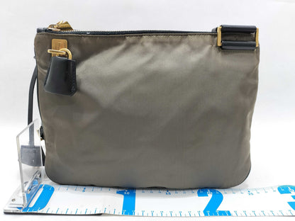 PRADA Nylon Prada Triangle Logo Nylon Shoulder Bag