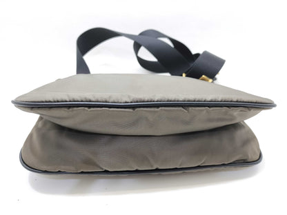 PRADA Nylon Prada Triangle Logo Nylon Shoulder Bag