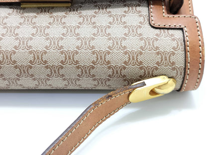 CELINE Macadam Turnlock Shoulder Bag