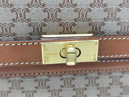 CELINE Macadam Turnlock Shoulder Bag