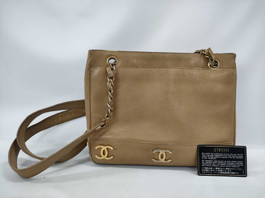 CHANEL Triple Coco Chain Shoulder Bag