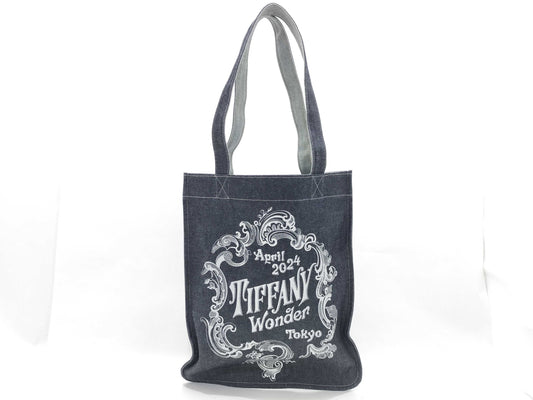 Tiffany & Co. Tiffany Logo Denim Tote Bag