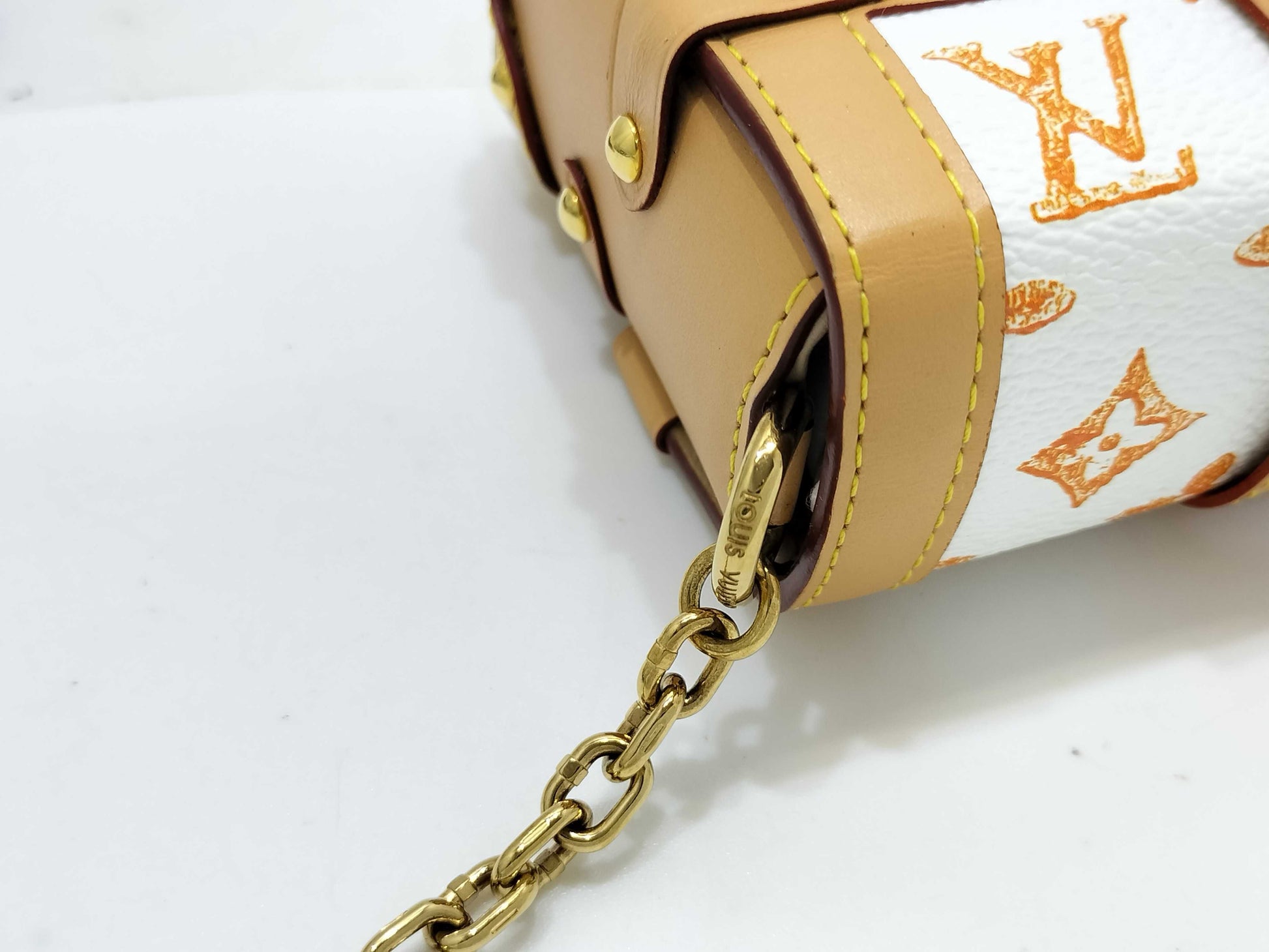 LOUIS VUITTON Monogram Louis Vuitton Trunk Catgram Transformed Pouch