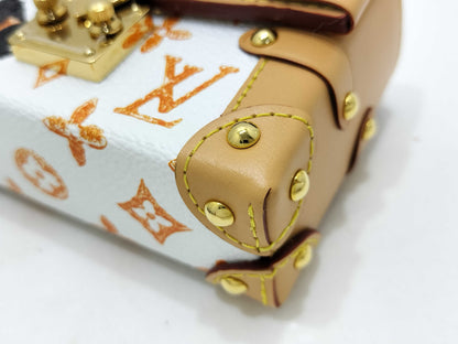 LOUIS VUITTON Monogram Louis Vuitton Trunk Catgram Transformed Pouch