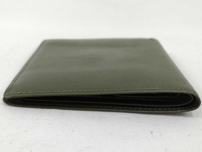 Burberrys Folding Wallet Green Wallet