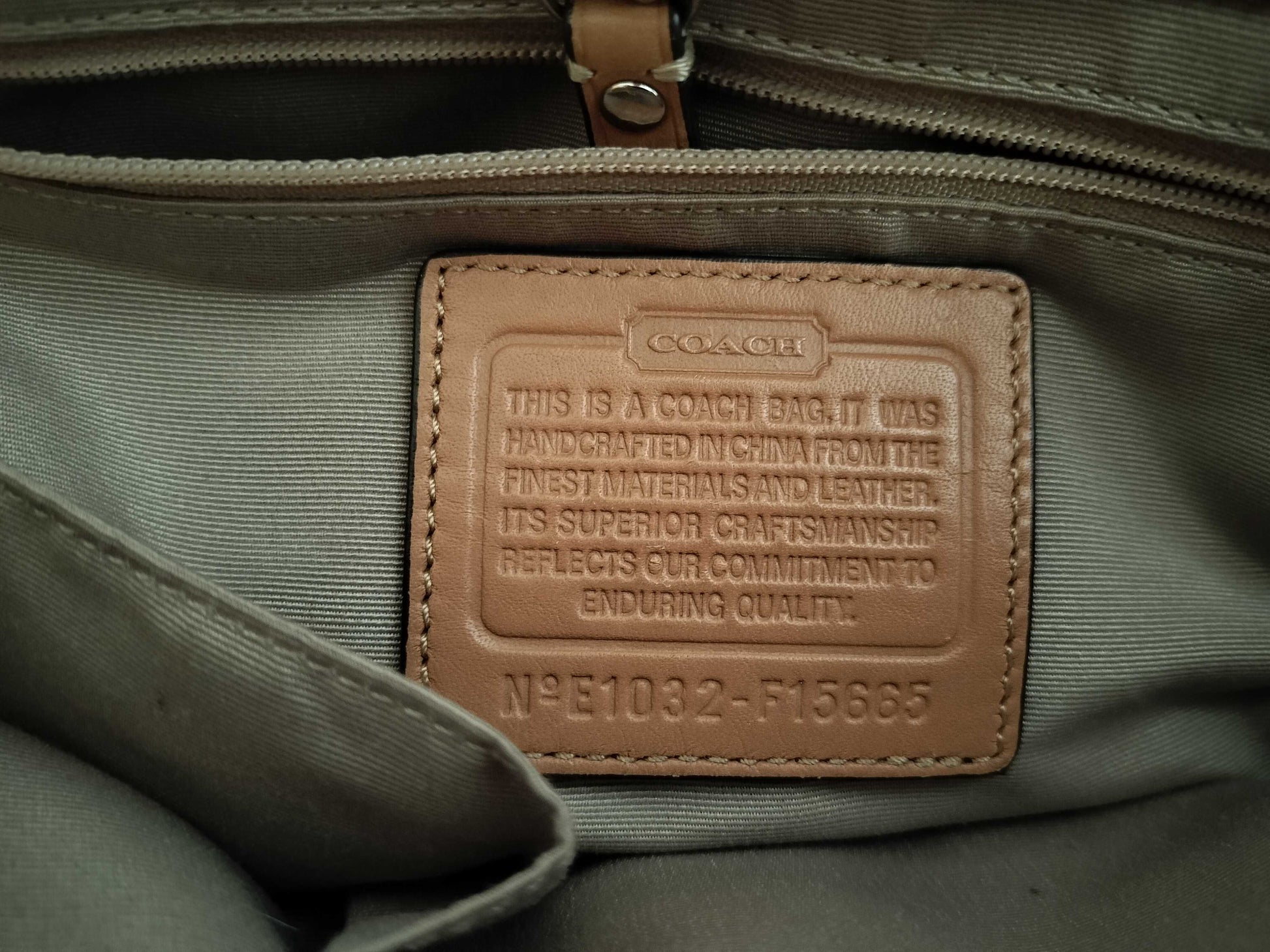 COACH Signature Coach Old Coach Signature Shoulder Bag and Handbag Set 
