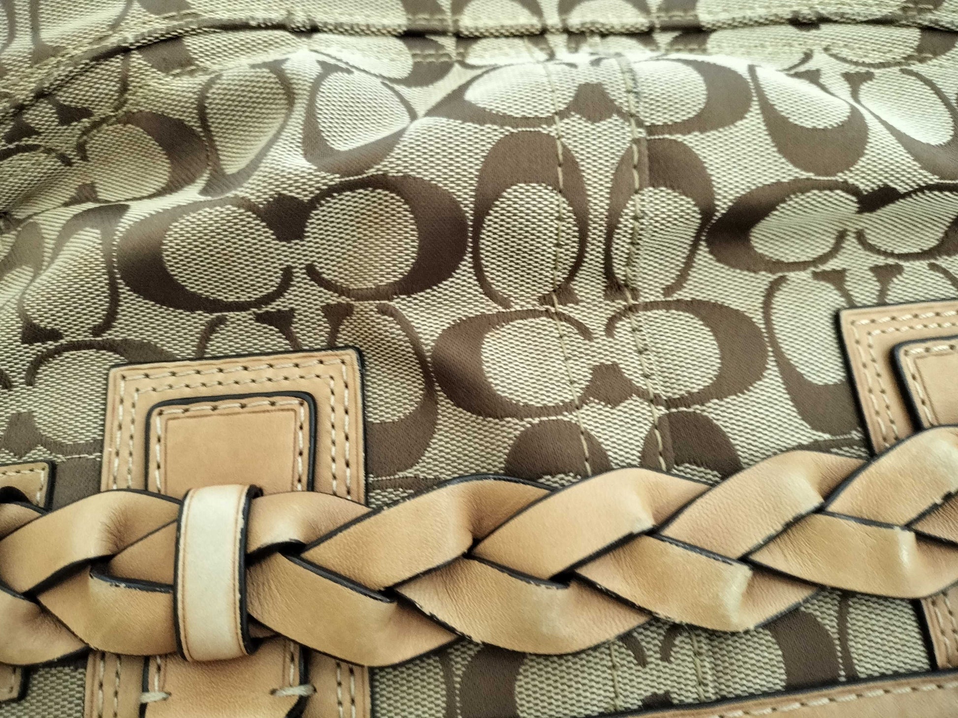 COACH Signature Coach Old Coach Signature Shoulder Bag and Handbag Set 