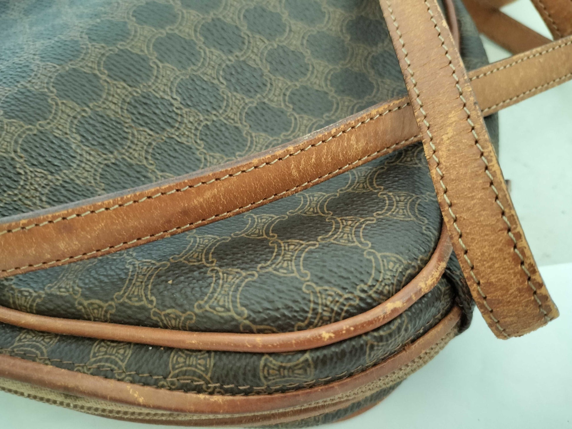 CELINE Macadam Shoulder Bag