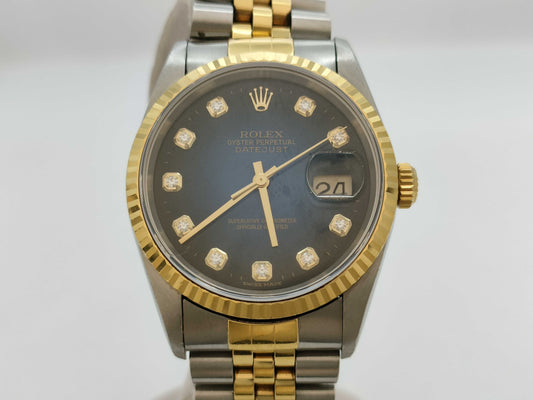 ROLEX 16233 Blue Gradient U607144 Men's Watch