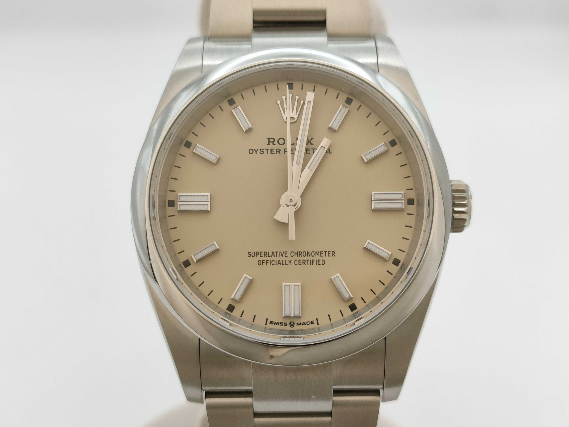 ROLEX 126000 9V4E6358 Beige Men's Watch