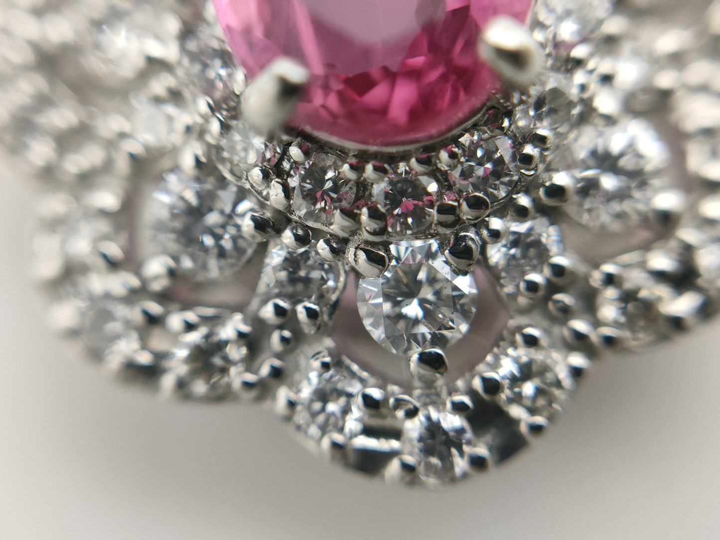 R1.183ct D1.11ct PT900 3.6g Pendant Top 