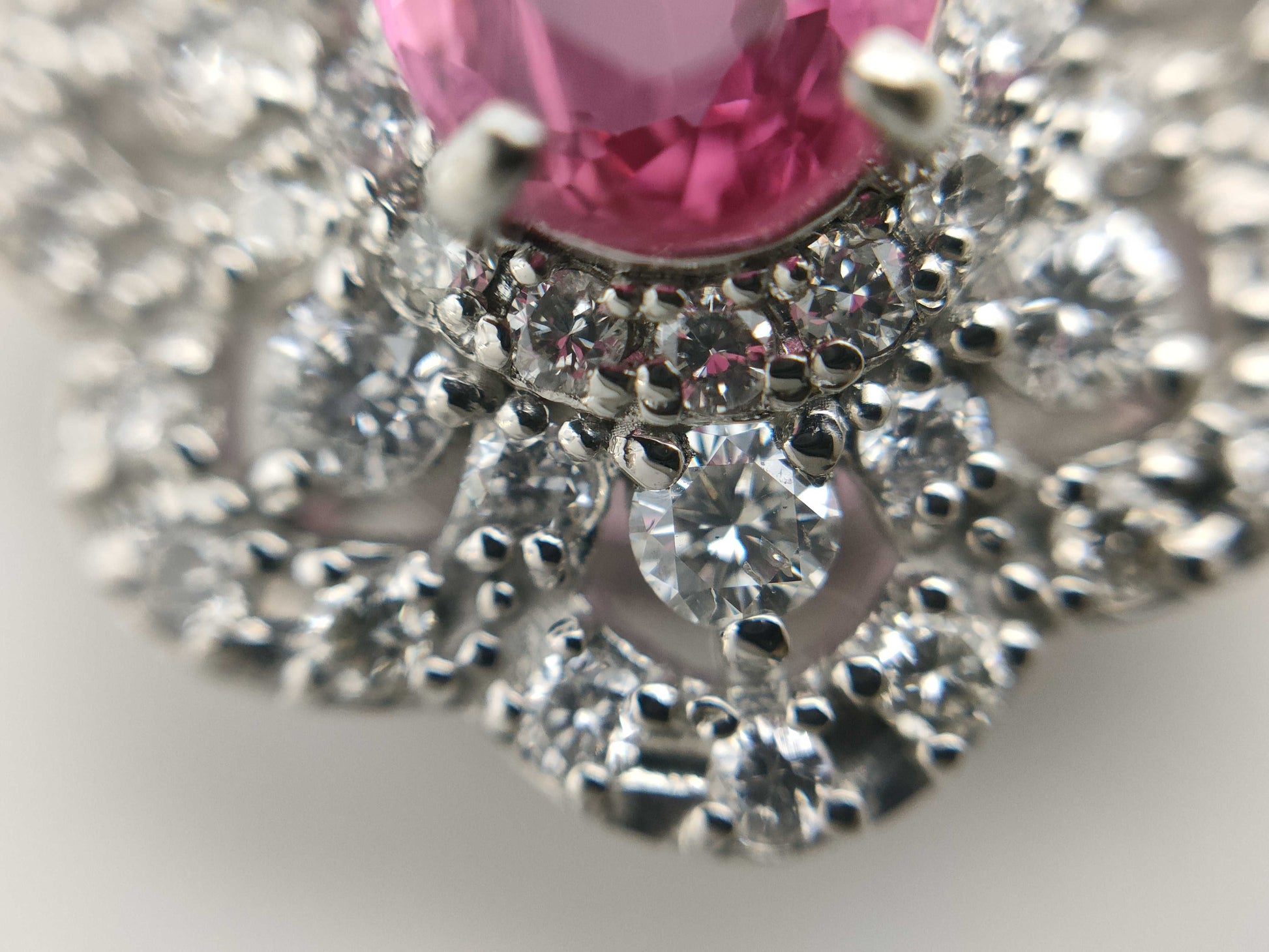 R1.183ct D1.11ct PT900 3.6g Pendant Top 