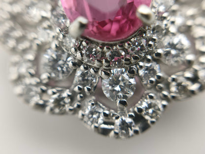 R1.183ct D1.11ct PT900 3.6g Pendant Top 