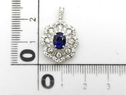 S1.293ct D1.11ct PT900 3.5g Pendant Top 