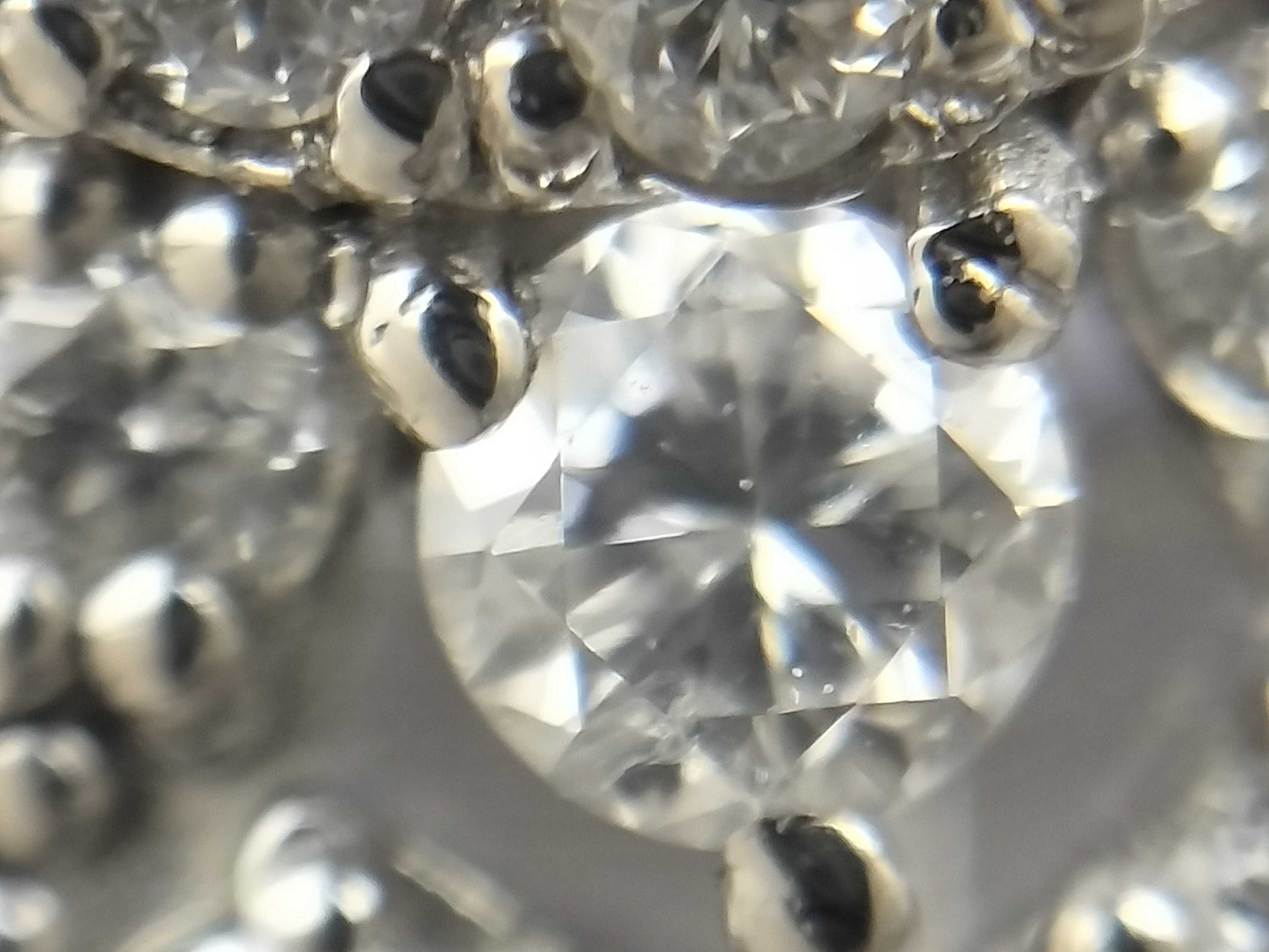 S1.293ct D1.11ct PT900 3.5g Pendant Top 