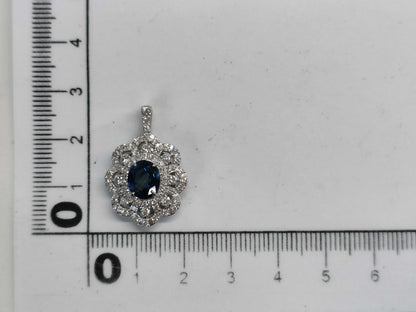 S1.868ct D1.41ct PT900 3.6g Pendant Top 