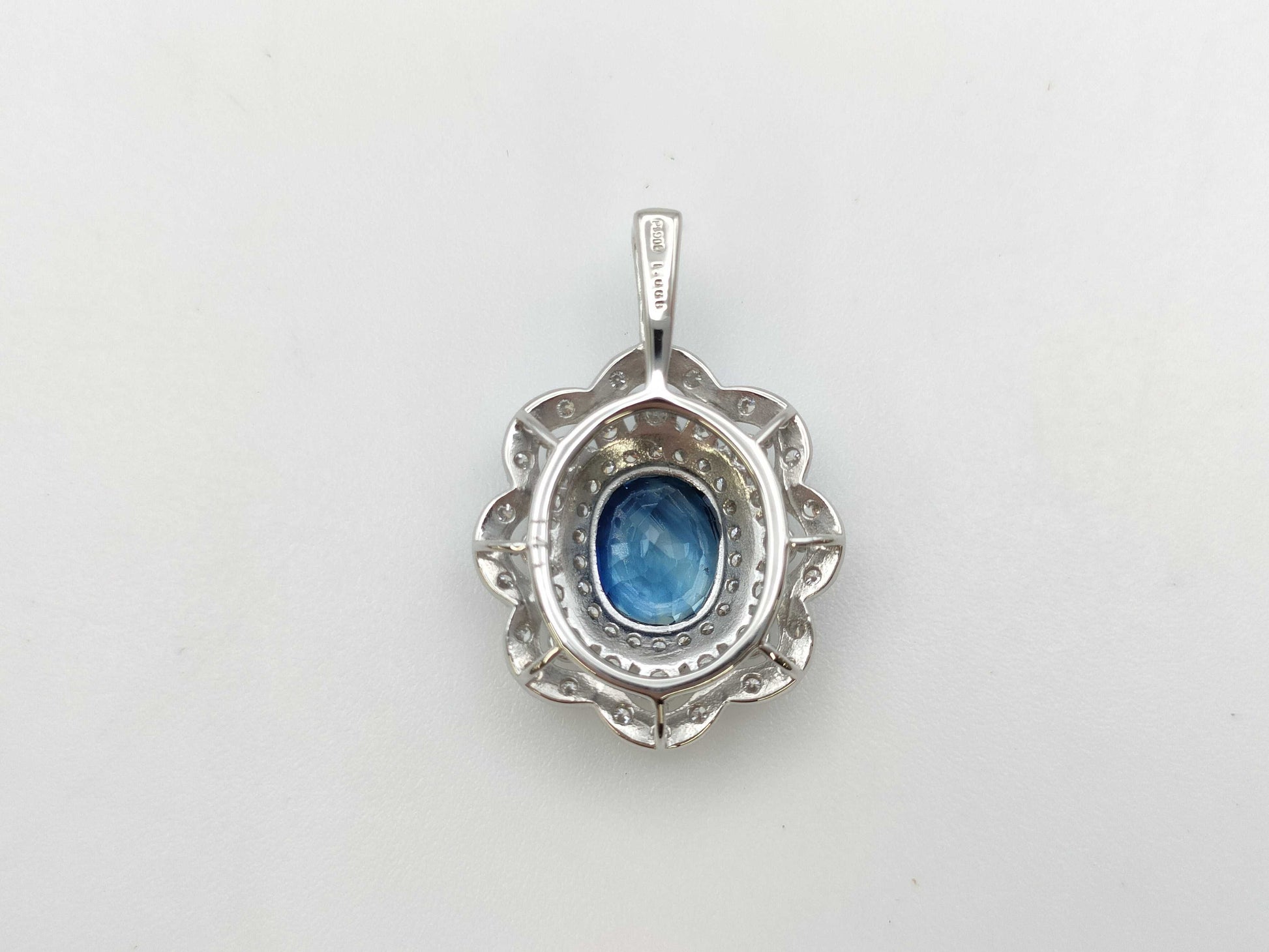 S1.868ct D1.41ct PT900 3.6g Pendant Top 