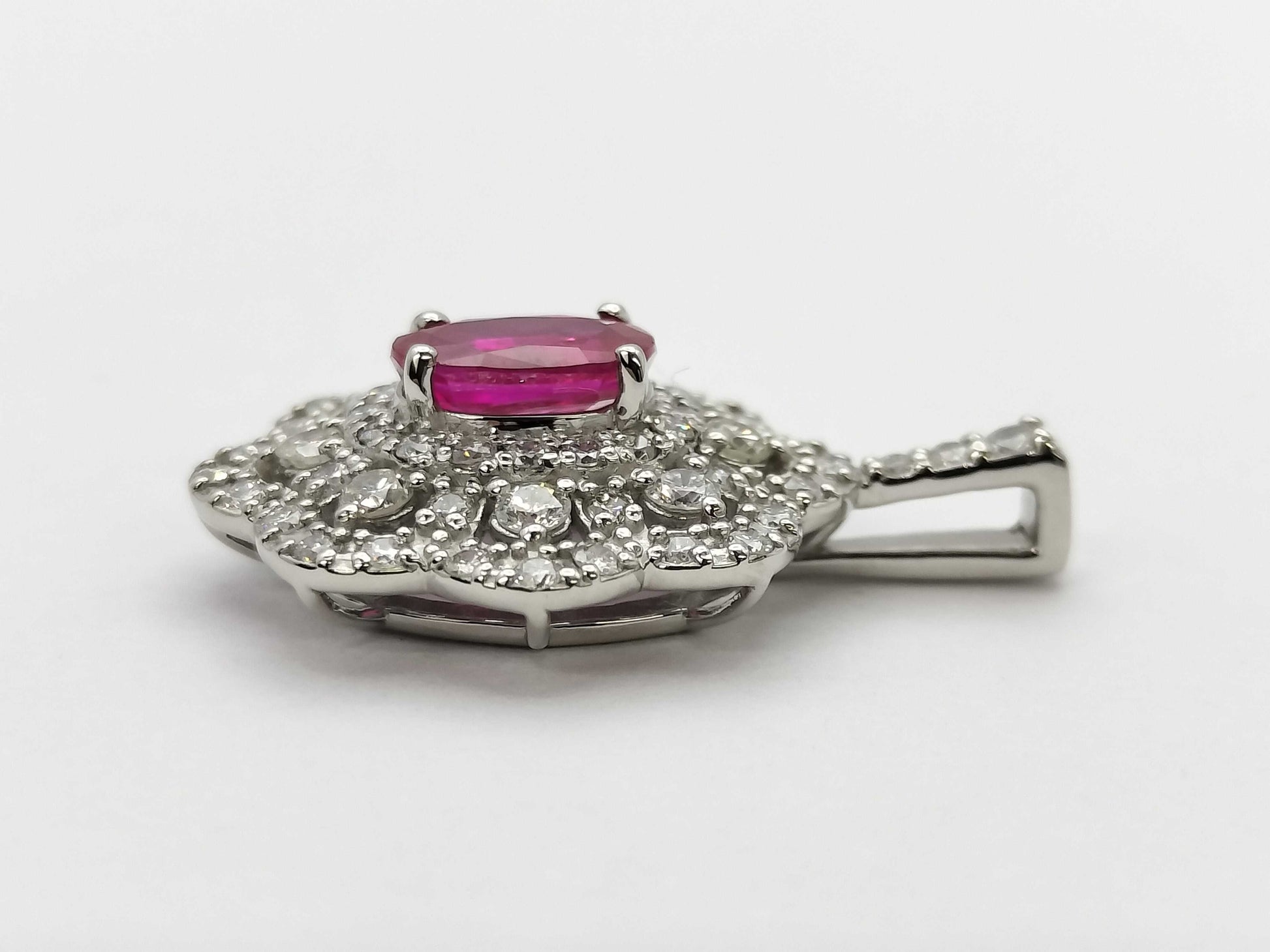 R1.00ct D1.00ct PT900 3.9g Pendant Top 