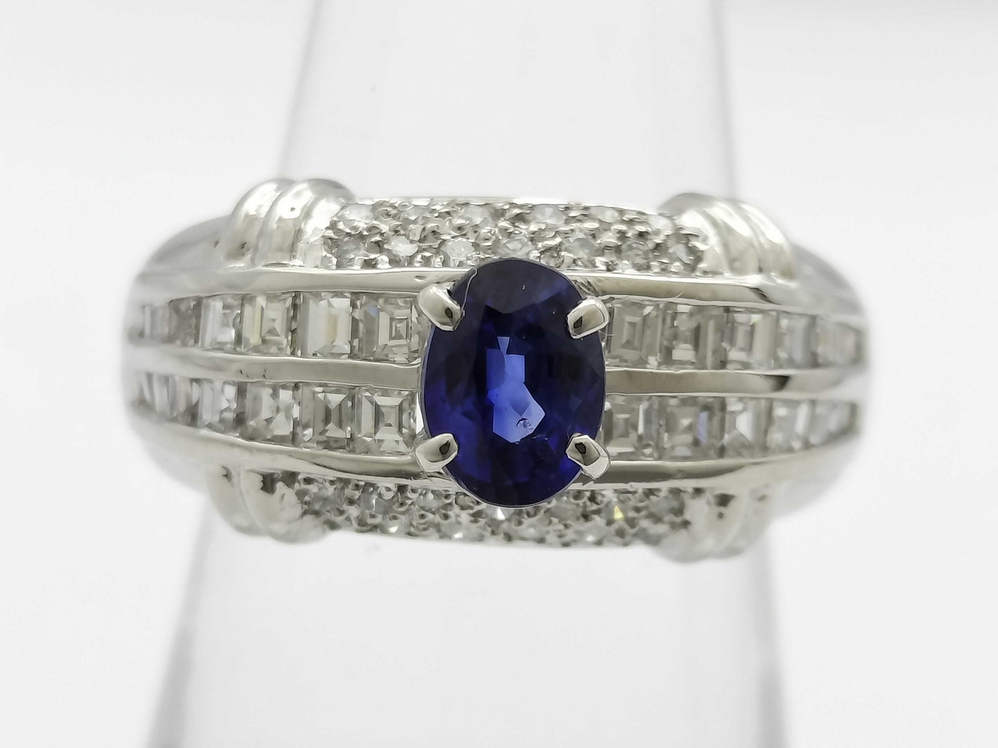 S1.028ct D2.18ct PT900 13.5g Ring 